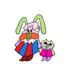 もしもしうさぎとねこさん（個別スタンプ：27）