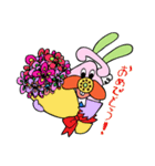 もしもしうさぎとねこさん（個別スタンプ：38）