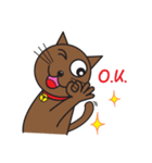 Simple Cat By Apple（個別スタンプ：4）
