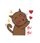 Simple Cat By Apple（個別スタンプ：6）