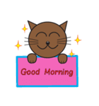 Simple Cat By Apple（個別スタンプ：10）