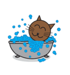 Simple Cat By Apple（個別スタンプ：12）