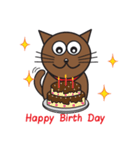Simple Cat By Apple（個別スタンプ：13）