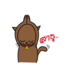 Simple Cat By Apple（個別スタンプ：16）