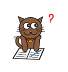 Simple Cat By Apple（個別スタンプ：17）