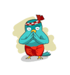 Little Cloud Bird Family（個別スタンプ：1）