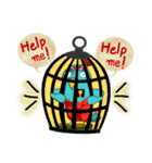 Little Cloud Bird Family（個別スタンプ：8）