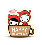 Happy new year YA（個別スタンプ：32）