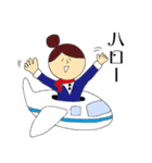 職業シリーズ/エアライン専用 空子の日常（個別スタンプ：1）