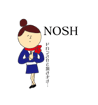 職業シリーズ/エアライン専用 空子の日常（個別スタンプ：37）