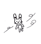 ふわふわウサギのらぶちゃん（個別スタンプ：2）