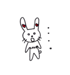 ふわふわウサギのらぶちゃん（個別スタンプ：15）