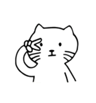 Shiro Daily Cat（個別スタンプ：13）