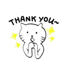 Shiro Daily Cat（個別スタンプ：37）