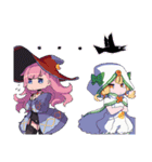 魔女姉妹リン＆ルナ（個別スタンプ：34）