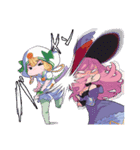 魔女姉妹リン＆ルナ（個別スタンプ：38）