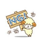 のんびり羊のようちゃん（個別スタンプ：10）