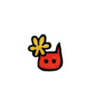 ねこ ときどき おんなのこ（個別スタンプ：10）