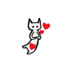 ねこ ときどき おんなのこ（個別スタンプ：17）