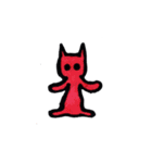 ねこ ときどき おんなのこ（個別スタンプ：40）