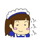 たまにマジメなメイドさん（個別スタンプ：2）