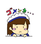 たまにマジメなメイドさん（個別スタンプ：8）