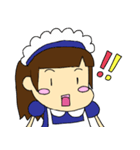 たまにマジメなメイドさん（個別スタンプ：15）