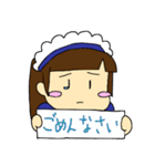 たまにマジメなメイドさん（個別スタンプ：28）
