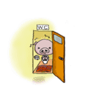 豚のシロシロとお友達（個別スタンプ：21）