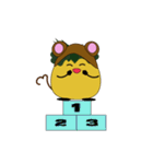 pineapple miss happy new year（個別スタンプ：14）
