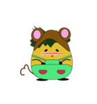pineapple miss happy new year（個別スタンプ：36）