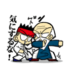 中国拳法の老師とその弟子の対戦スタンプ（個別スタンプ：38）