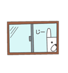 四角い顔の動物達（個別スタンプ：16）