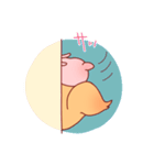 うさぎとわんこがもふもふしてるだけ。（個別スタンプ：4）
