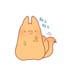 うさぎとわんこがもふもふしてるだけ。（個別スタンプ：13）
