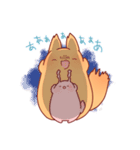 うさぎとわんこがもふもふしてるだけ。（個別スタンプ：20）