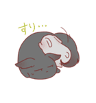 うさぎとわんこがもふもふしてるだけ。（個別スタンプ：32）