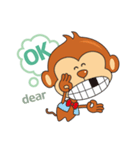 I wish you all Monkey Xingtai Yun（個別スタンプ：16）