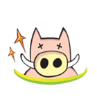 Cute pig stickers .（個別スタンプ：9）