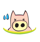 Cute pig stickers .（個別スタンプ：10）