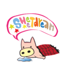 Cute pig stickers .（個別スタンプ：14）