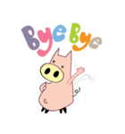Cute pig stickers .（個別スタンプ：36）