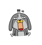 I'm cutie rabbit than dogs part II（個別スタンプ：36）