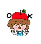 りんごなモジャさん（個別スタンプ：2）