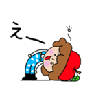 りんごなモジャさん（個別スタンプ：24）