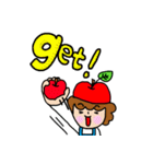 りんごなモジャさん（個別スタンプ：33）