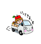 りんごなモジャさん（個別スタンプ：37）