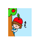 りんごなモジャさん（個別スタンプ：40）