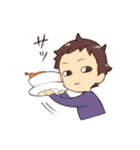 食べる人たち（個別スタンプ：19）