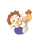 食べる人たち（個別スタンプ：37）